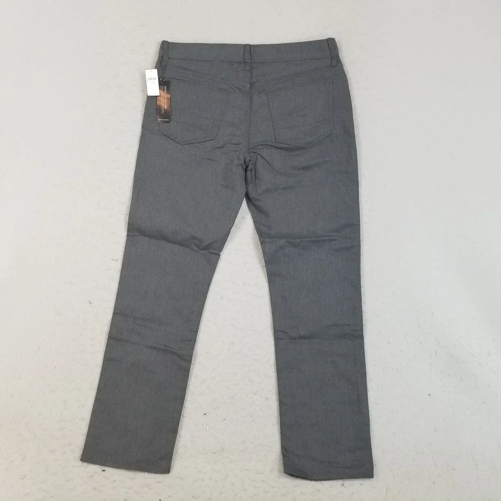Banana Republic Travel Jean Mens 33x30 Gray Slim Fit Stretch Denim Pants
